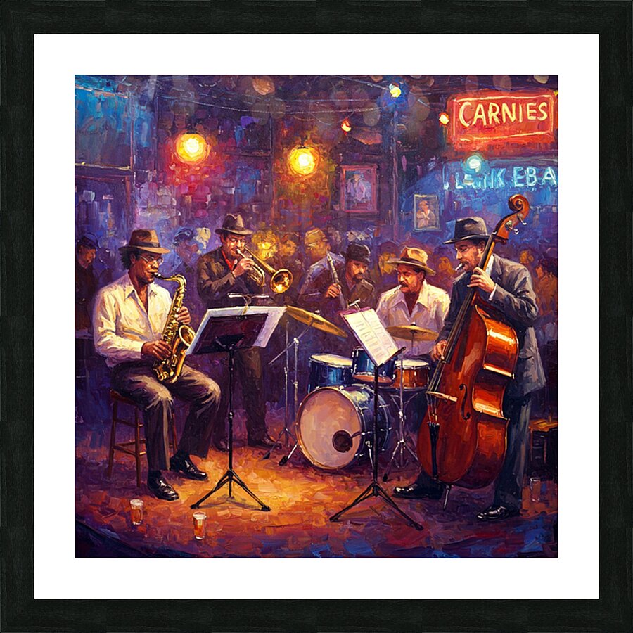Good Old Jazz Picture Frame print