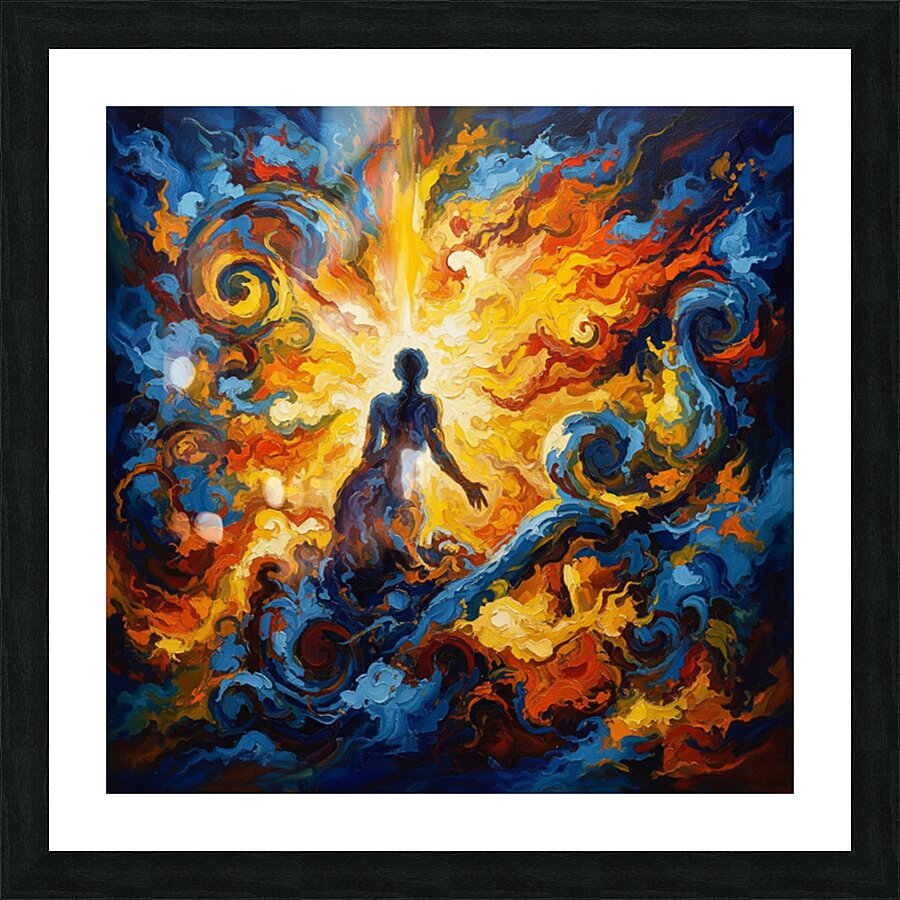 Chaos Picture Frame print
