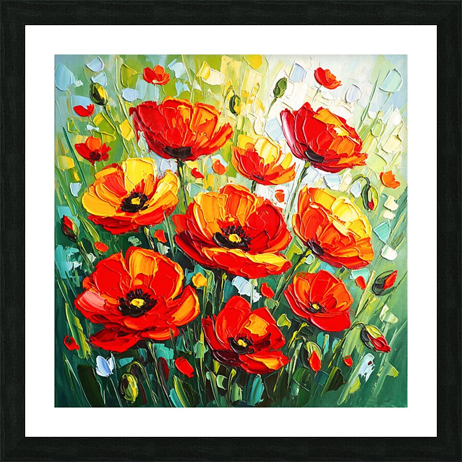 Poppies Picture Frame print
