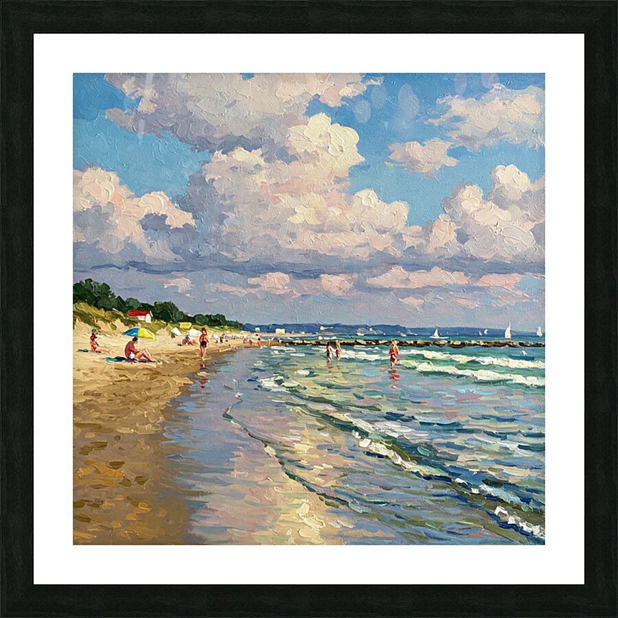 Summer Beach Picture Frame print