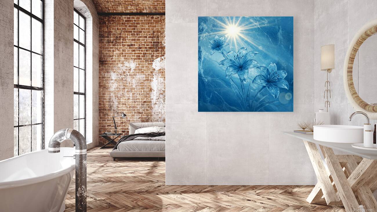 Ice Lilies Reproduction