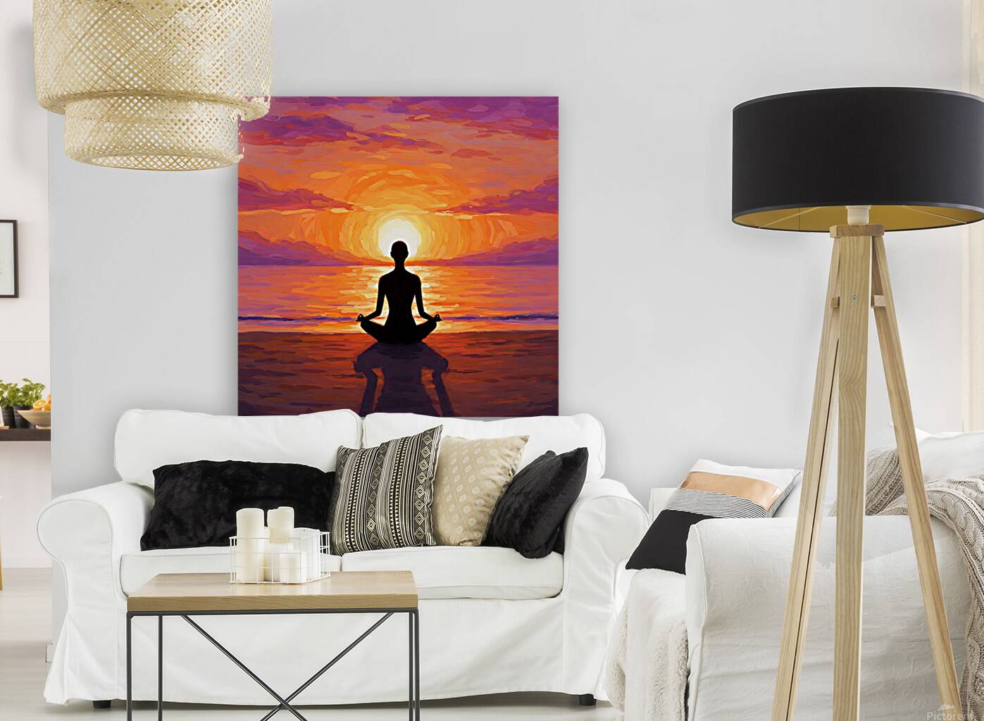 Sunset Meditation Reproduction