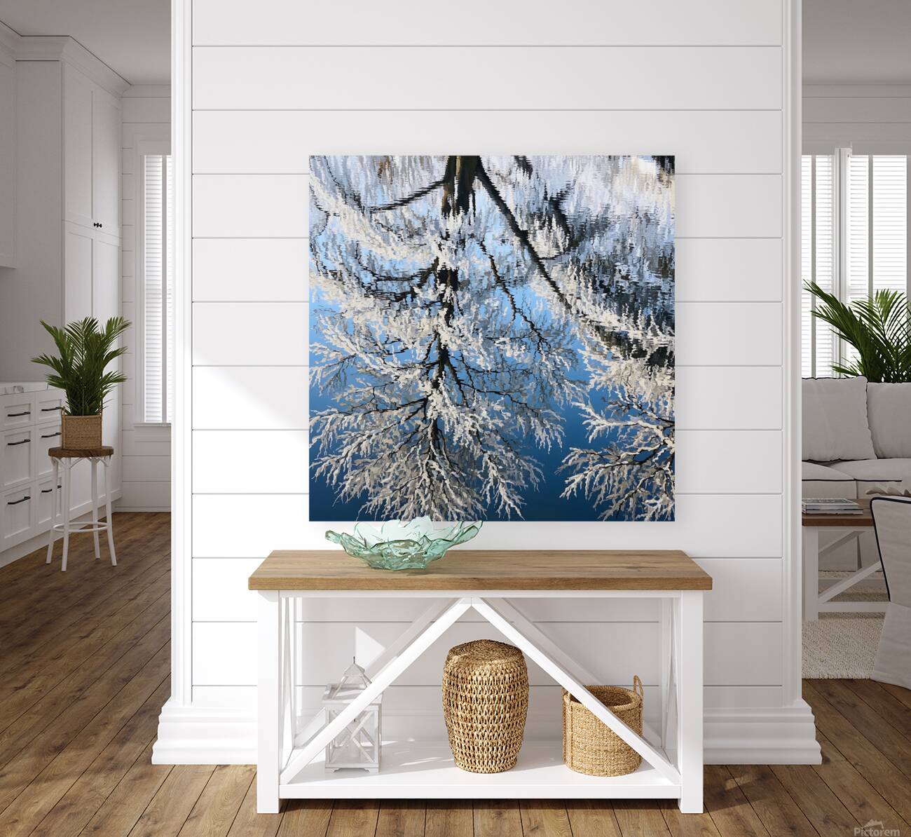 Winter Reflection Reproduction