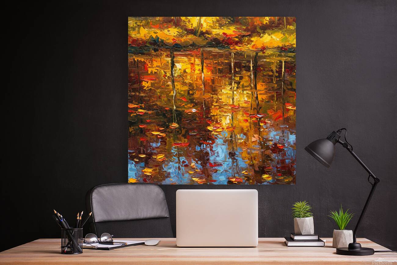 Autumn Reflection Reproduction