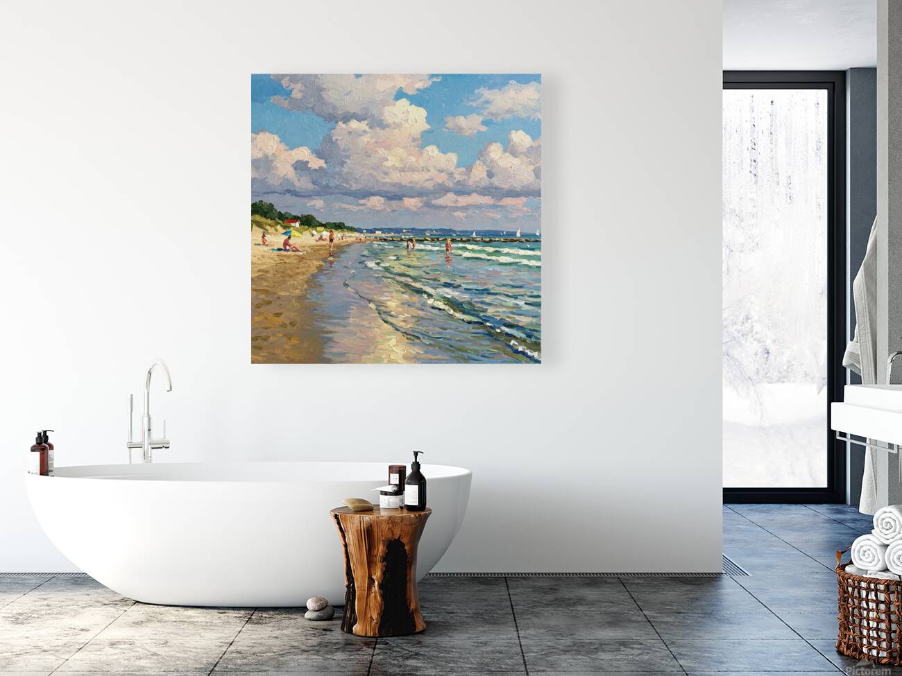 Summer Beach Reproduction