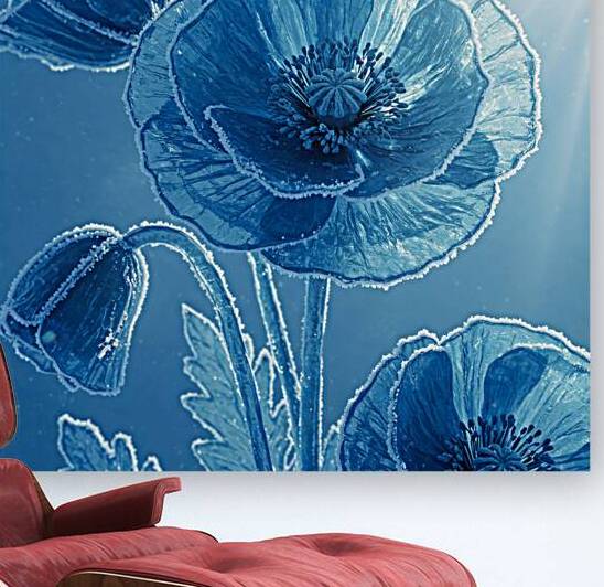 Ice Poppies 1 by Alex Mir