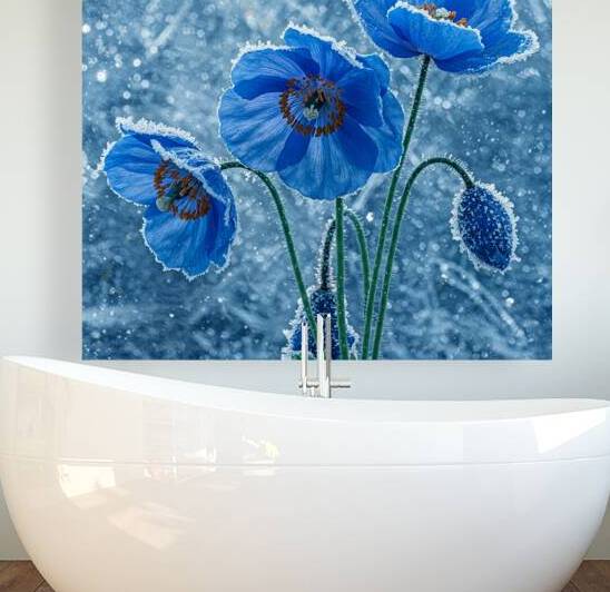 Ice Poppies 2 by Alex Mir