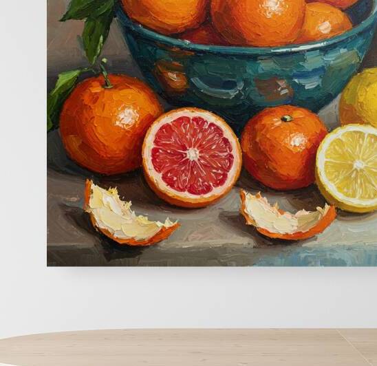 Still life with citrus fruits by Alex Mir