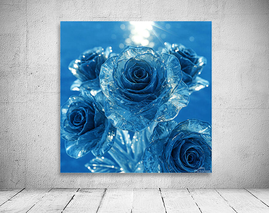 Ice Roses Wall Preview