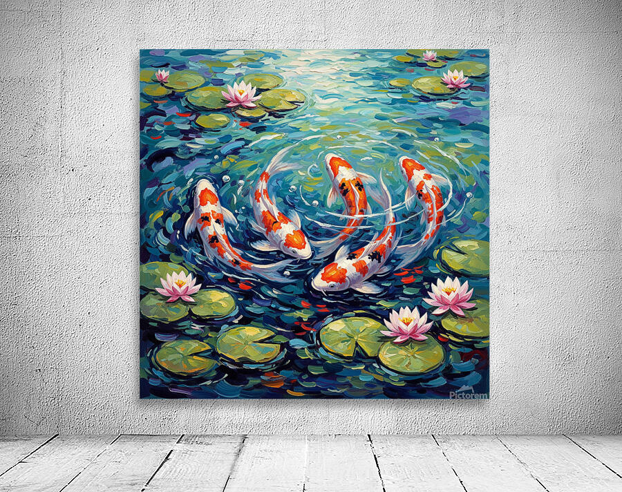 Koi Fish Wall Preview