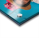 Lady in White With Cigar Impression Acrylique