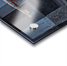 Bicycle Taxi at Golden Hour Impression Acrylique