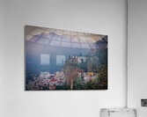 Village in the Clouds Impression acrylique