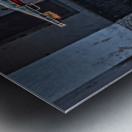 Bicycle Taxi at Golden Hour Impression metal