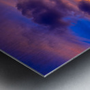 Pastel Skies Over Distant Shores Metal print