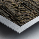 Sacred Carvings Metal print