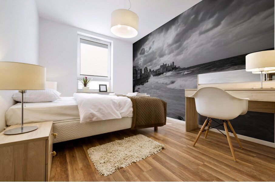 Storm at the Malecon Impression murale