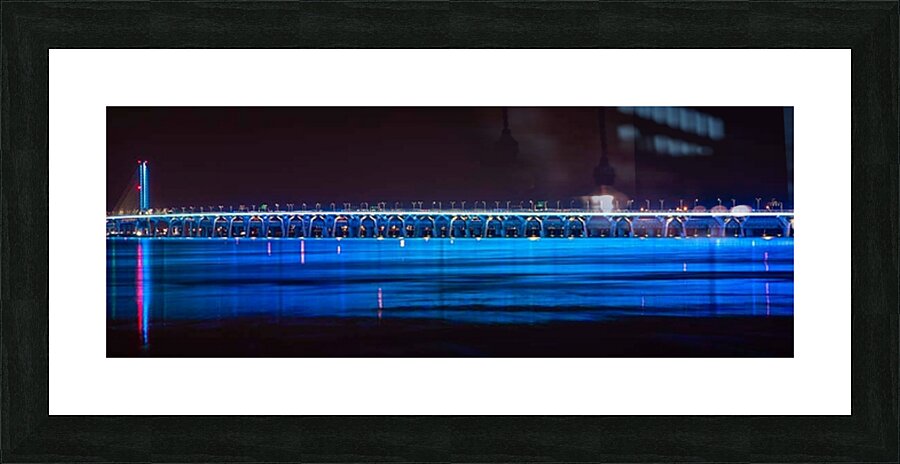 Champlain Bridge Montreal Picture Frame print