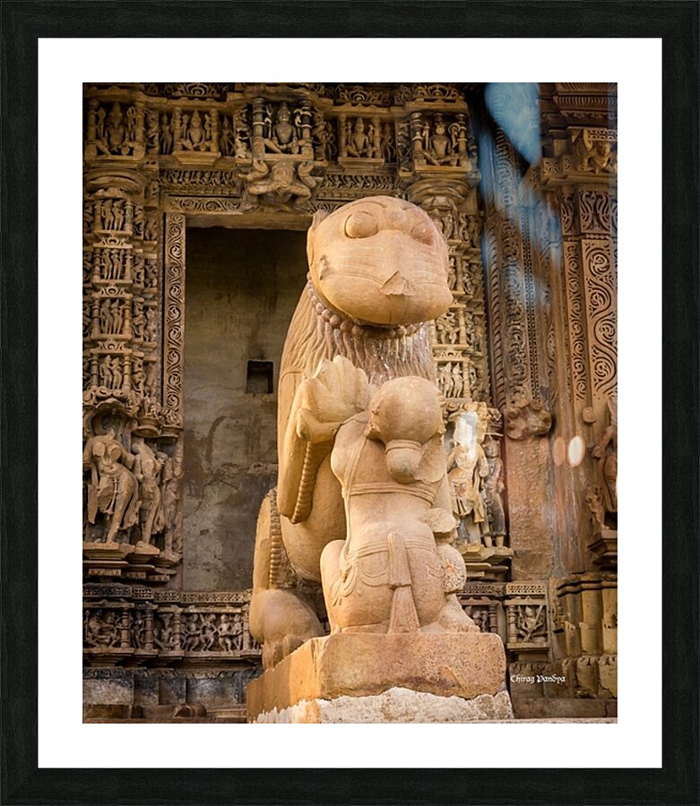 Guardian of Stone Picture Frame print