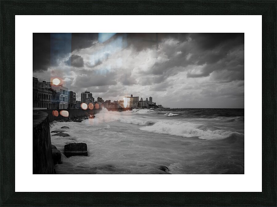 Storm at the Malecon Impression et Cadre photo
