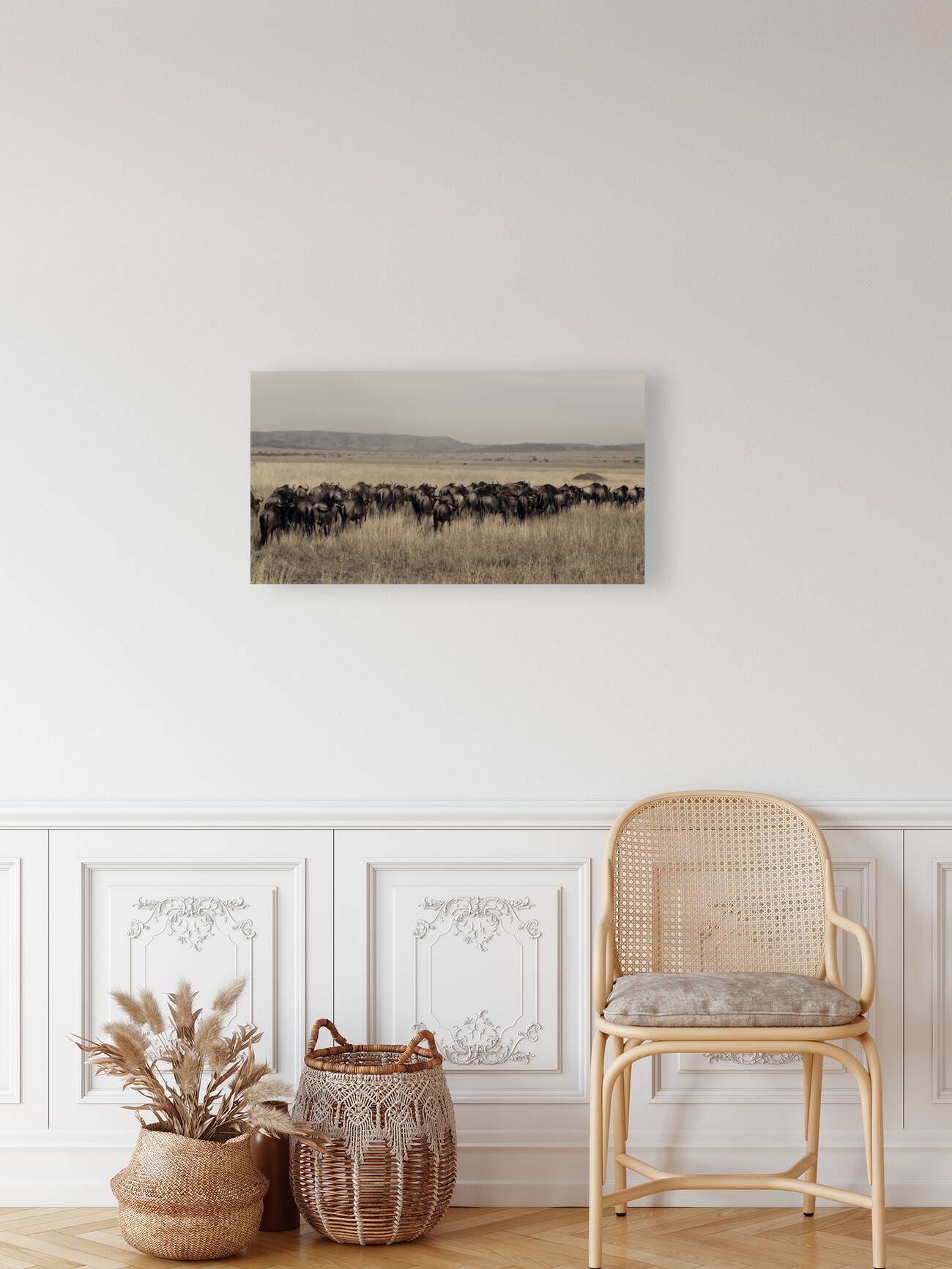 Wildebeest Migration Line Reproduction