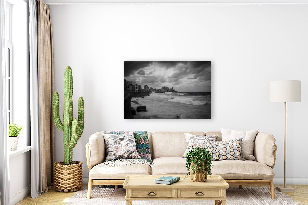 Storm at the Malecon Reproduction