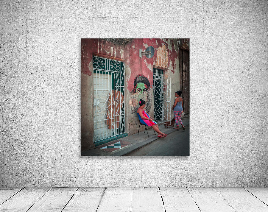 Street Conversation by the Mural Wall Preview