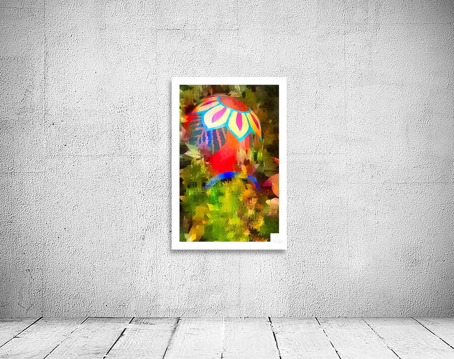 Painted Garden Vase Wall Preview