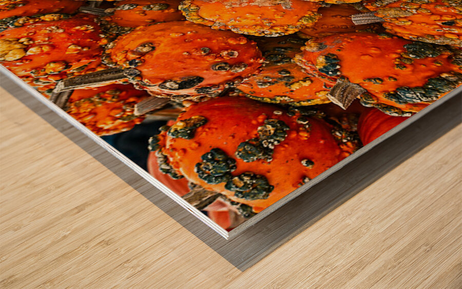 Autumn Harvest Glow Wood print