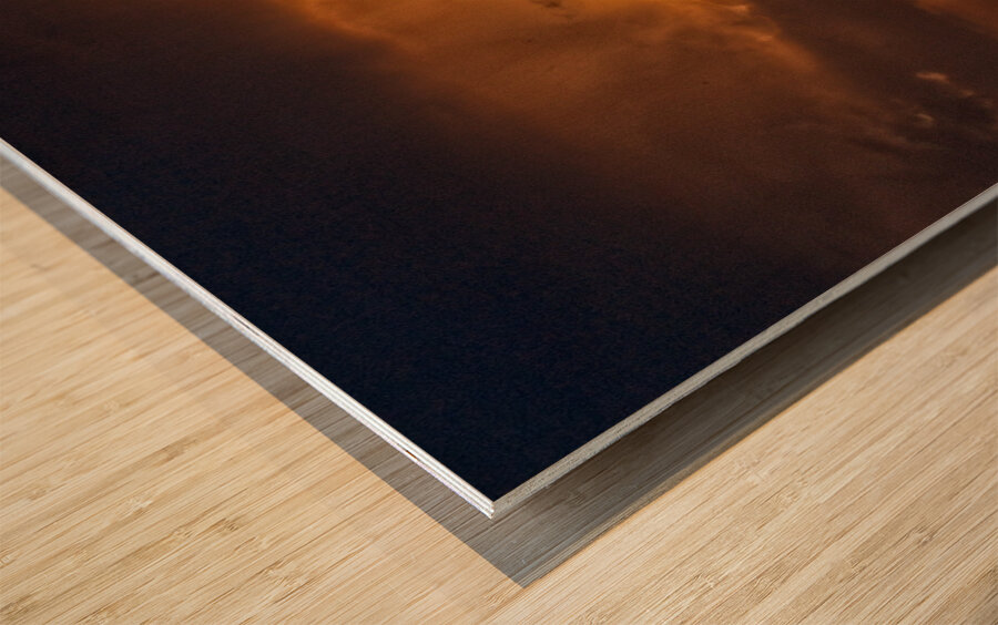 Golden Tempest Impression sur bois