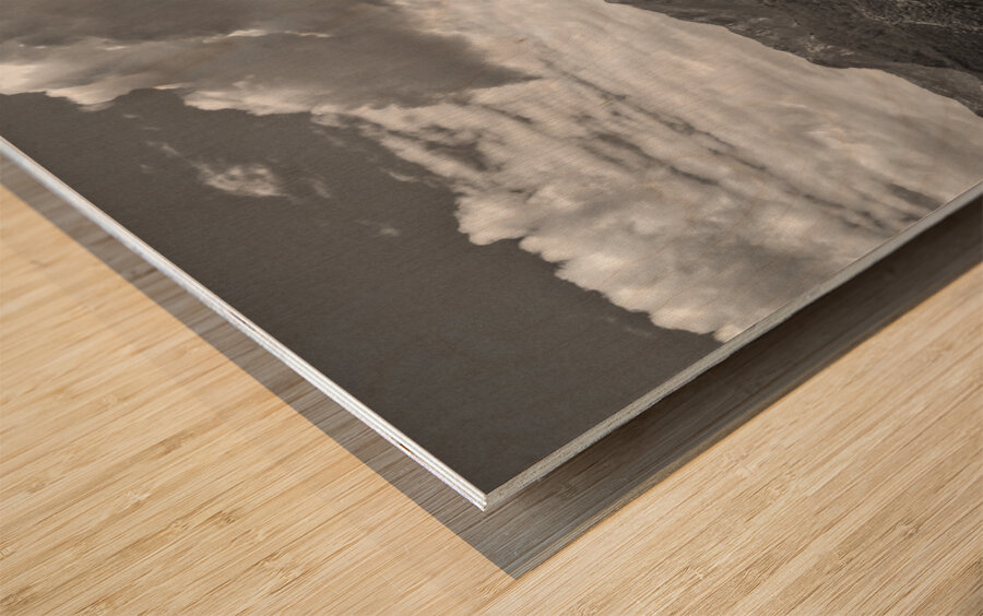 Terrace of Blossoms Impression sur bois