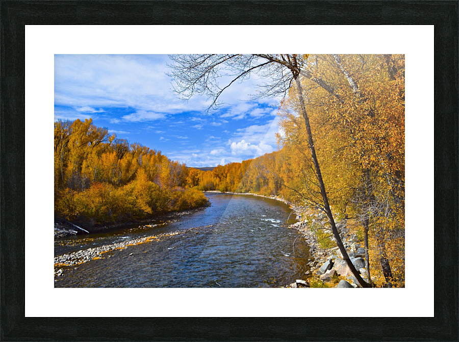 Gunnison River Fall Picture Frame print