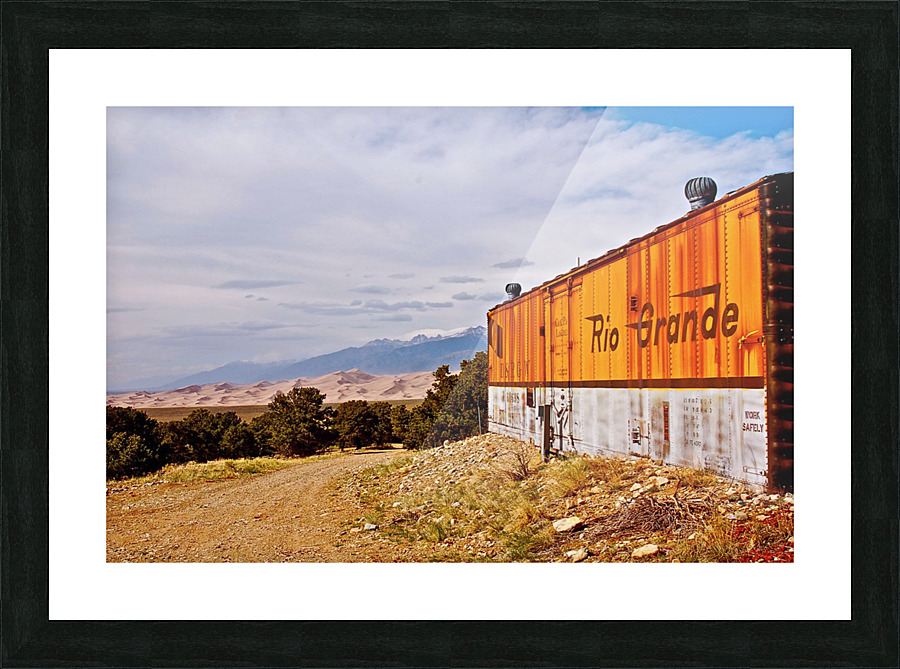 Dunes Boxcar Picture Frame print