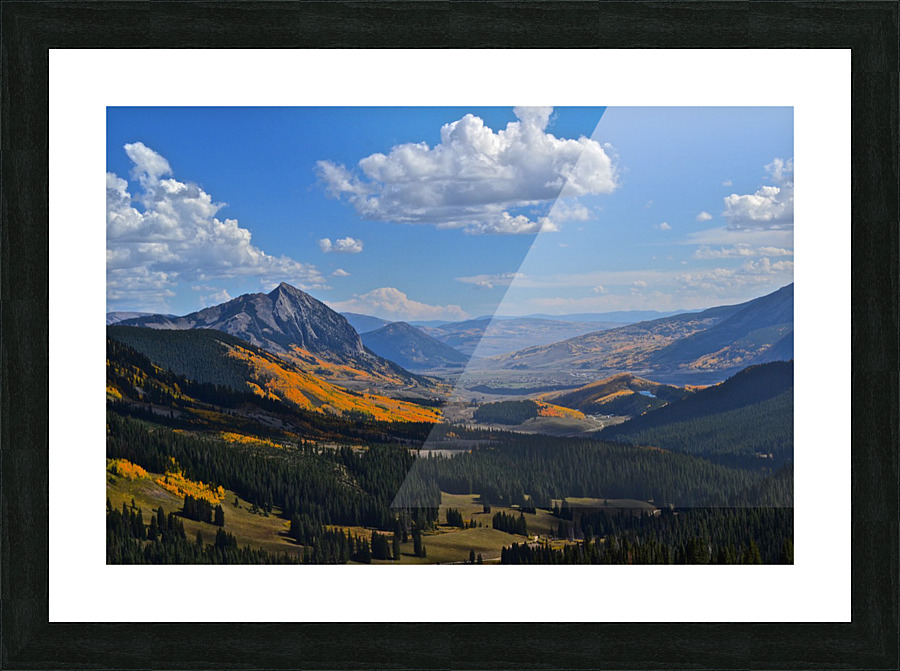 Butte Fall Picture Frame print