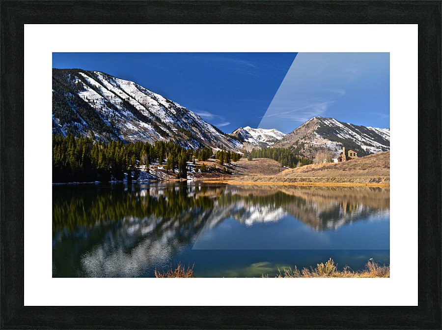 Nicholson Lake Picture Frame print