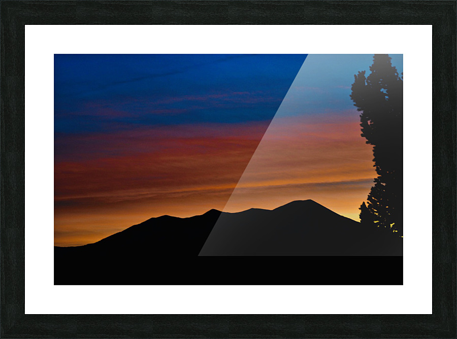 Silhouette Picture Frame print