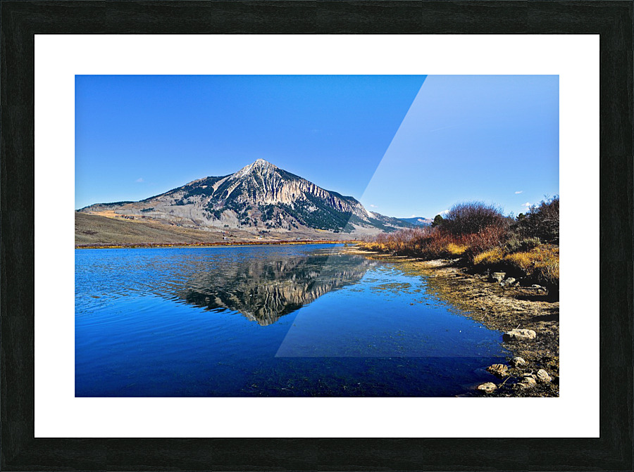 Peanut Lake Picture Frame print