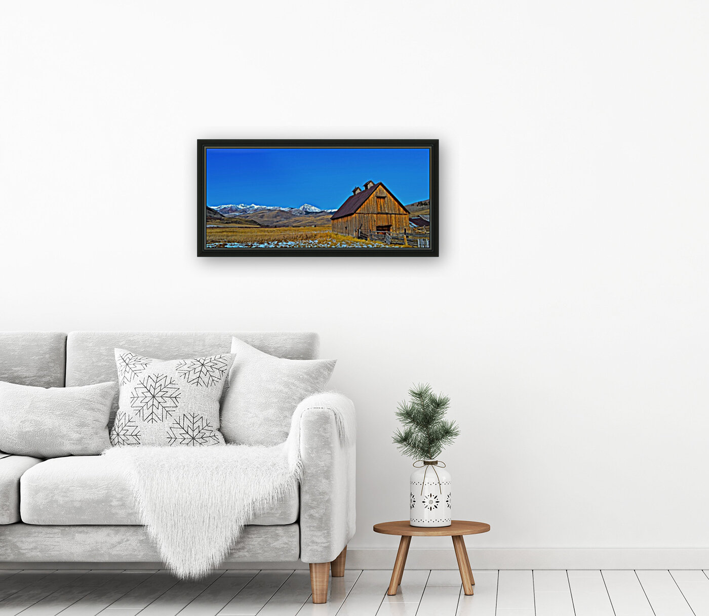 Barn View Reproduction