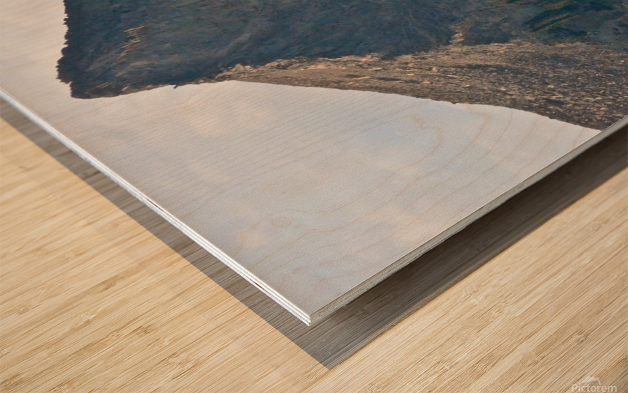 Floating Wood print