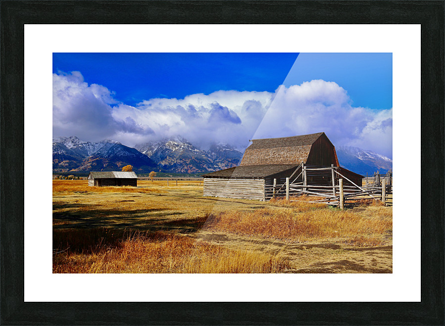 Historic Morman Row Picture Frame print