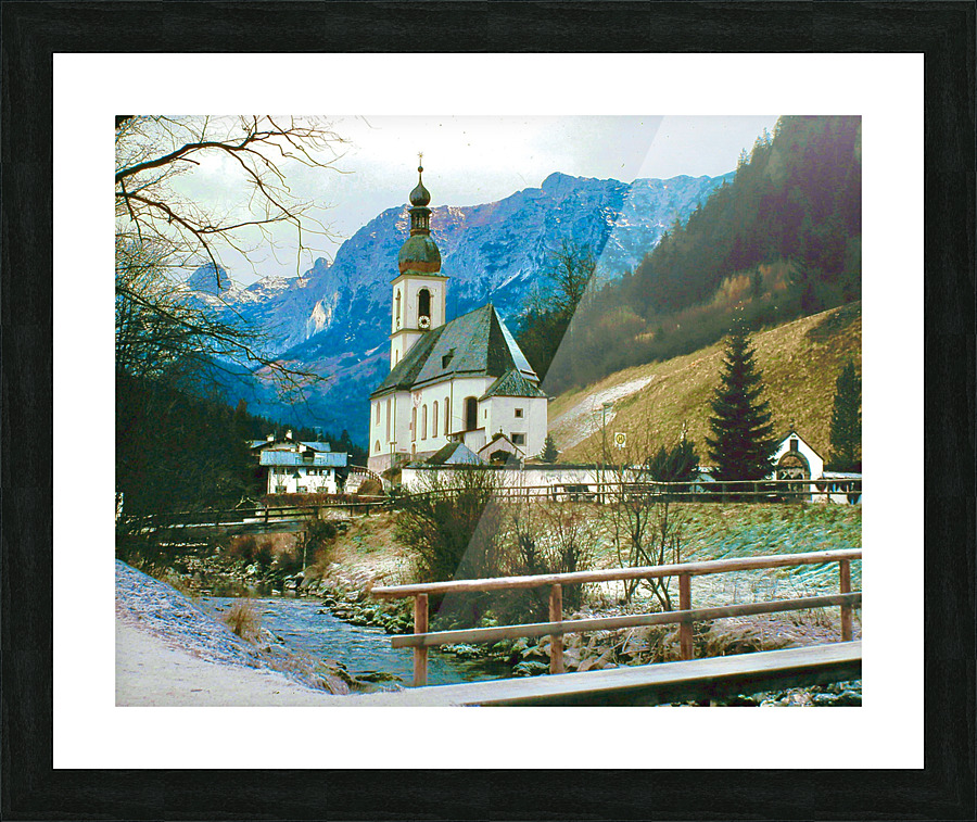 Ramsau’s St. Sebastian Picture Frame print