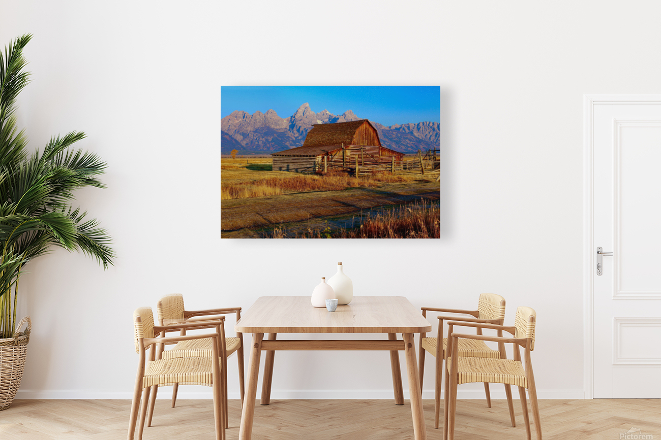 Morman Row At Sunset Reproduction