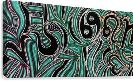 Synergy Triptych Right panel Canvas Print