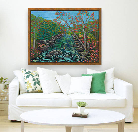 A River View by Janis Cornish