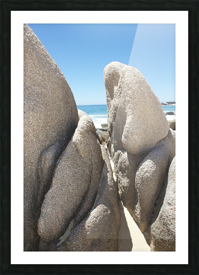 Rock Formation I Picture Frame print