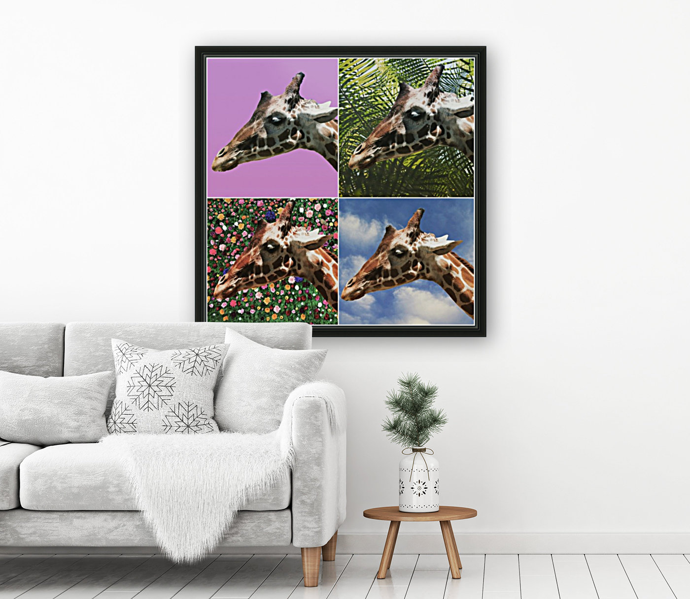 4 Giraffes  Reproduction