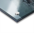 Whispers of the Past: An Ancient Town in the Rain Acrylic print