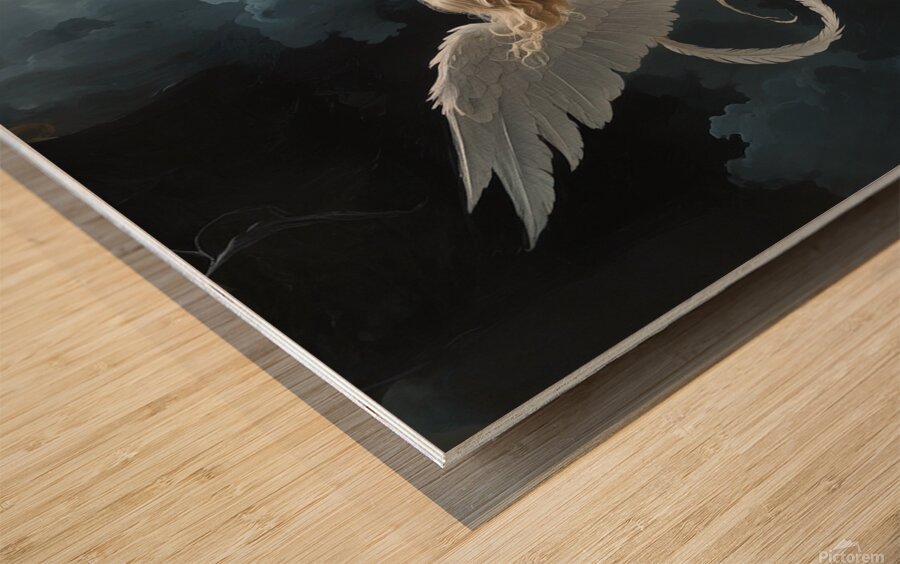 Triumph of Light Over Darkness Wood print