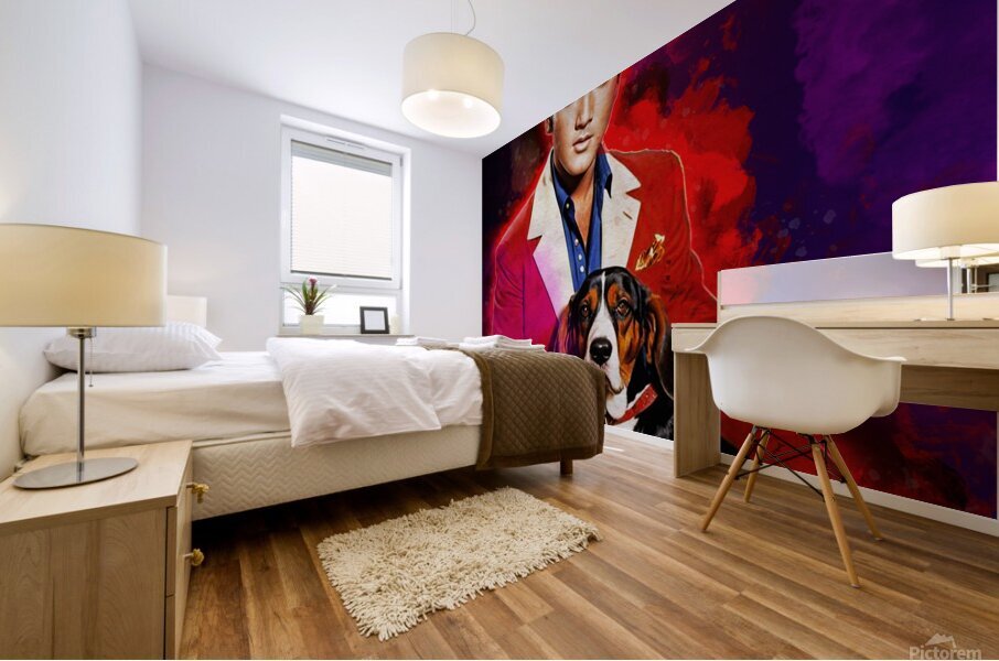 Elvis presley  Mural print