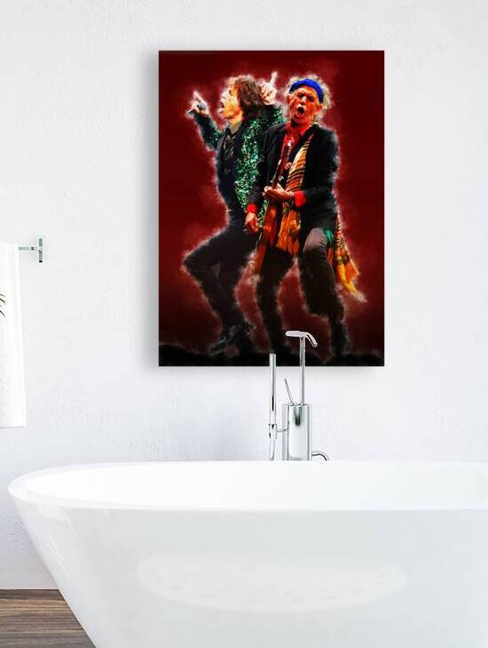 Mick Jagger & Keith Richards by Tonny Fajar